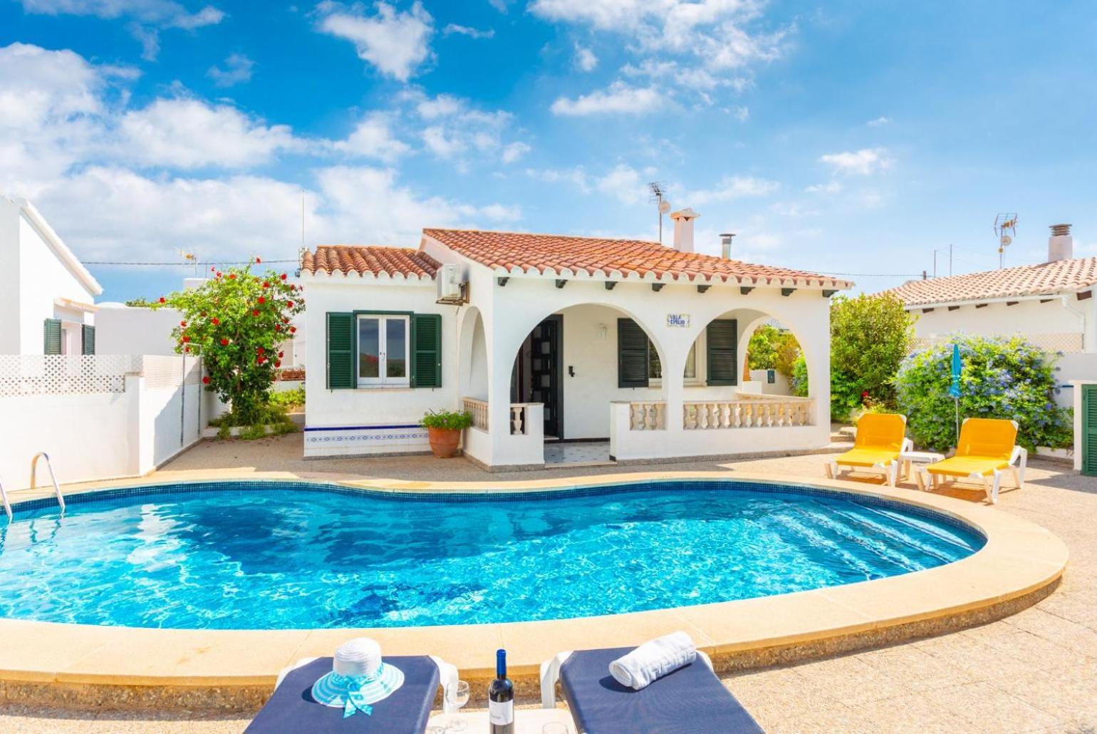 Villa Emilio Cala En Porter  Exteriör bild